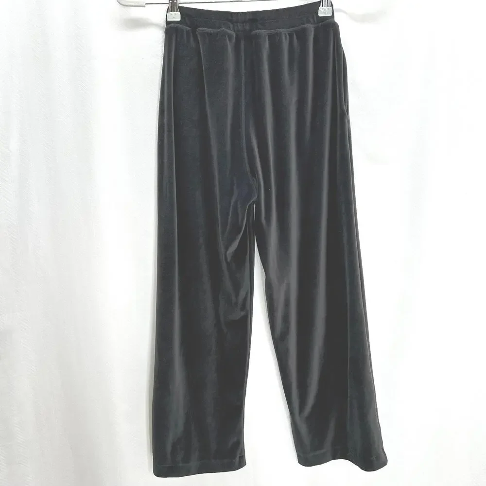 Alo girls velour track pants XXS
